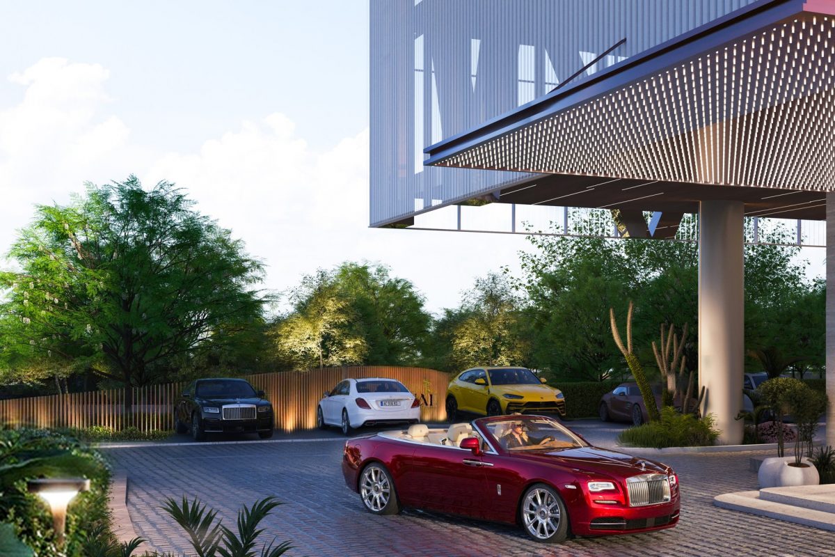 Latitude 25 by Karma Developers – executive drop-off and arrival court