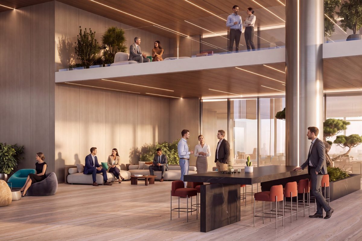 Latitude 25 by Karma Developers – business networking area