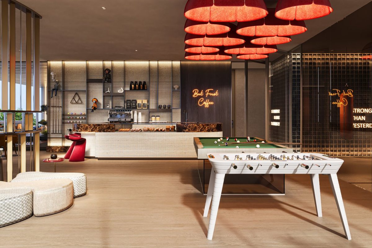 Latitude 25 by Karma Developers – café and entertainment zone