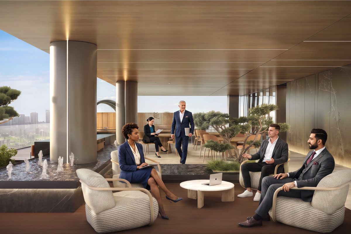 Latitude 25 by Karma Developers – fountain feature lounge