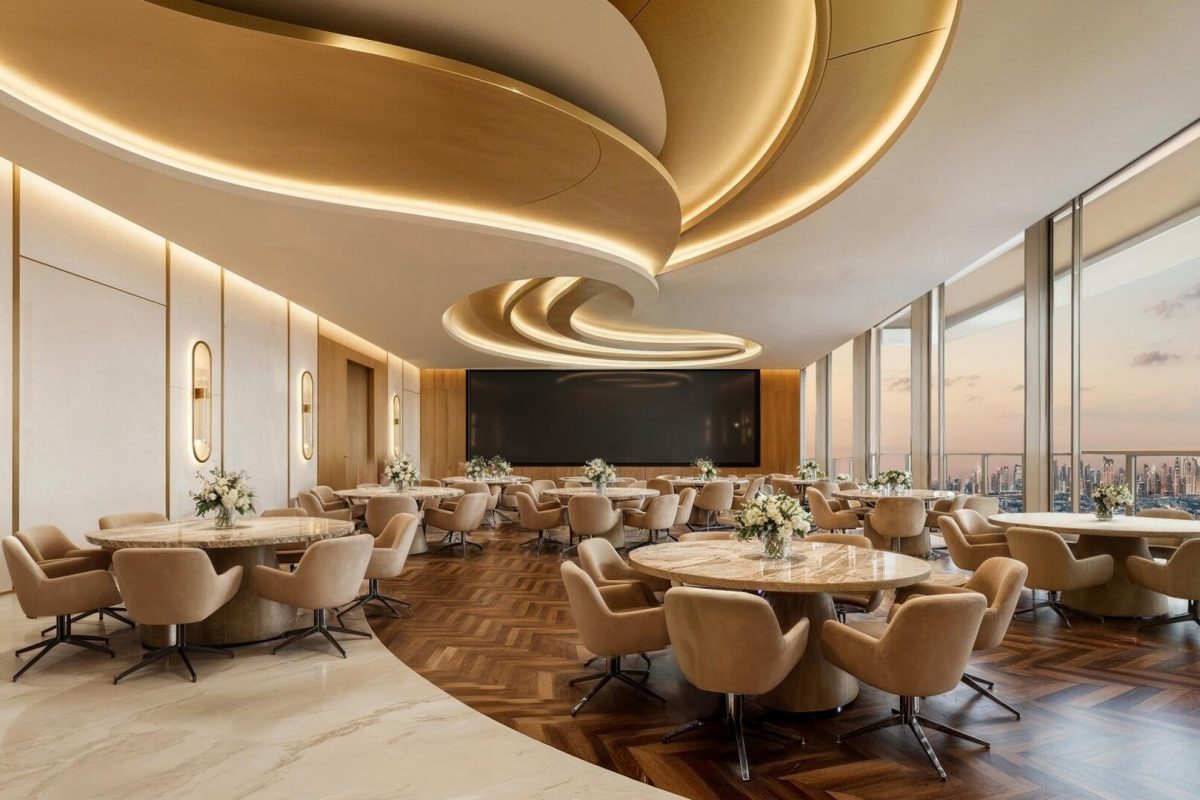 Shahrukhz by Danube – King's Club House dining lounge