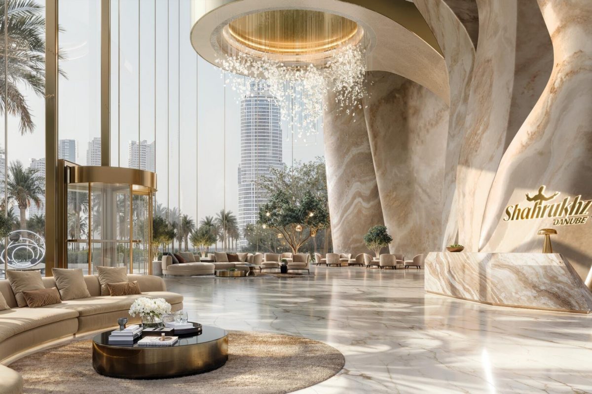 Shahrukhz by Danube – double-height grand lobby
