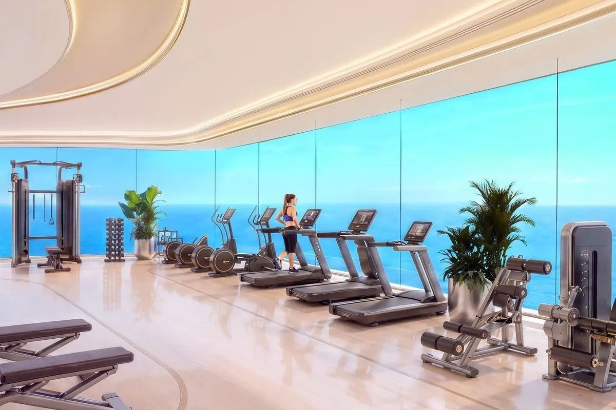 Shahrukhz Residences by Danube – sea-view gym