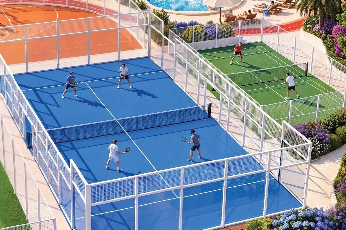 Shahrukhz Residences by Danube – sports hub with padel and cricket